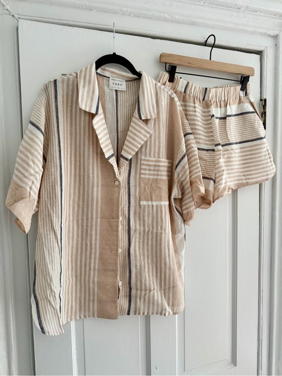 SABO Pants - SABO striped set - size 4/6